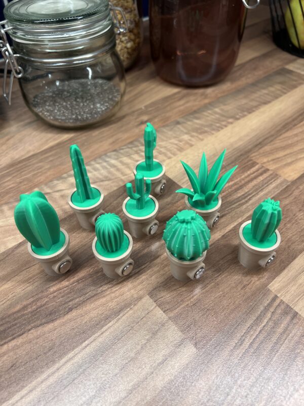 3D-printade kaktusmagneter – unika och dekorativa! 🌵 – Bild 2